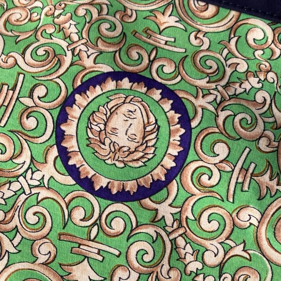 VERSACE Medusa Tote in vibrant amazing colors. Authentic! Gorgeous - Picture 15 of 15